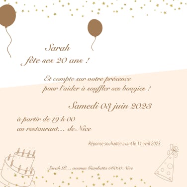 Invitation anniversaire invitation anniversaire de mariage